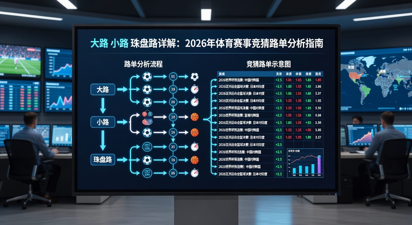 大路 小路 珠盘路：盘口路径与赛事判断